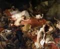La mort de Sardanapalus romantique Eugène Delacroix
